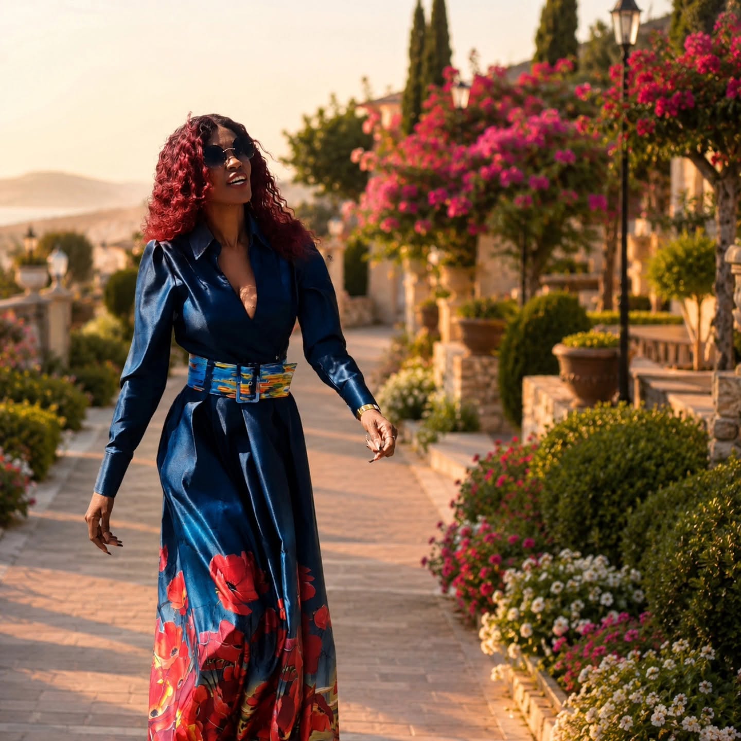 Neo Floral Maxi